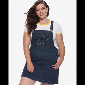 Star Design Denim Dress